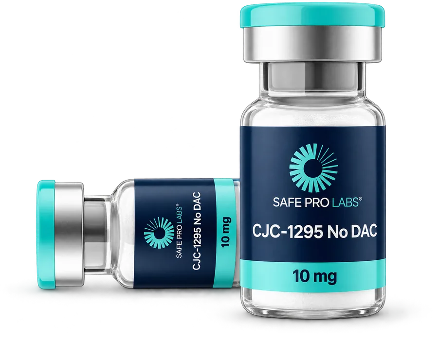 Safe Pro Labs CJC-1295 No DAC 10 mg vial packaging mockup