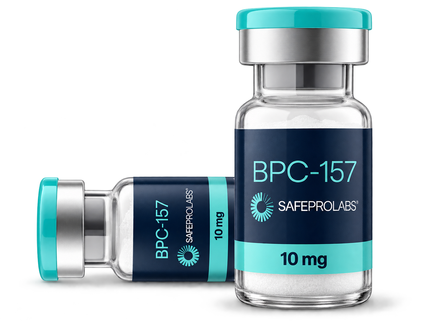 Safe Pro Labs BPC-157 10 mg vial packaging mockup
