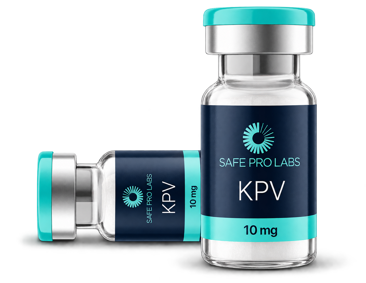 Safe Pro Labs KPV 10 mg vial packaging mockup